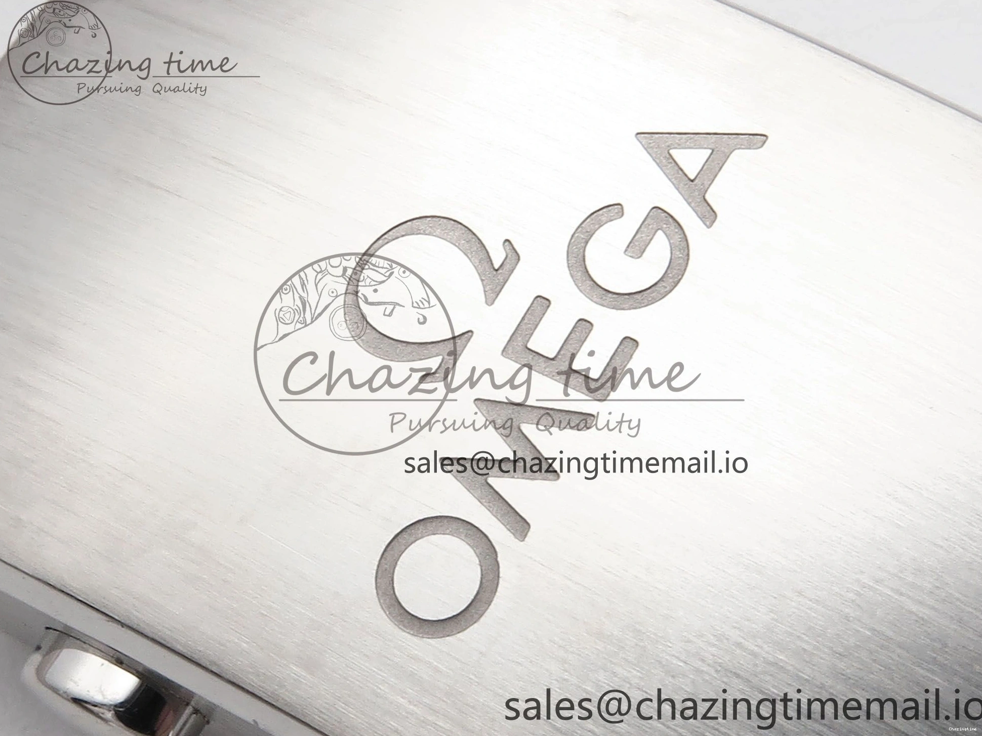 0111 Seamaster 300m Chrono SS YG OMF 1:1 Best Edition Blue Dial on SS YG Bracelet A Popular 7685